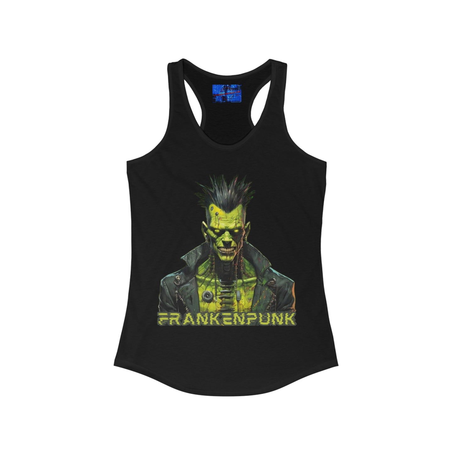 Frankenpunk Women's Racerback Tank Top by cypherpunkgear