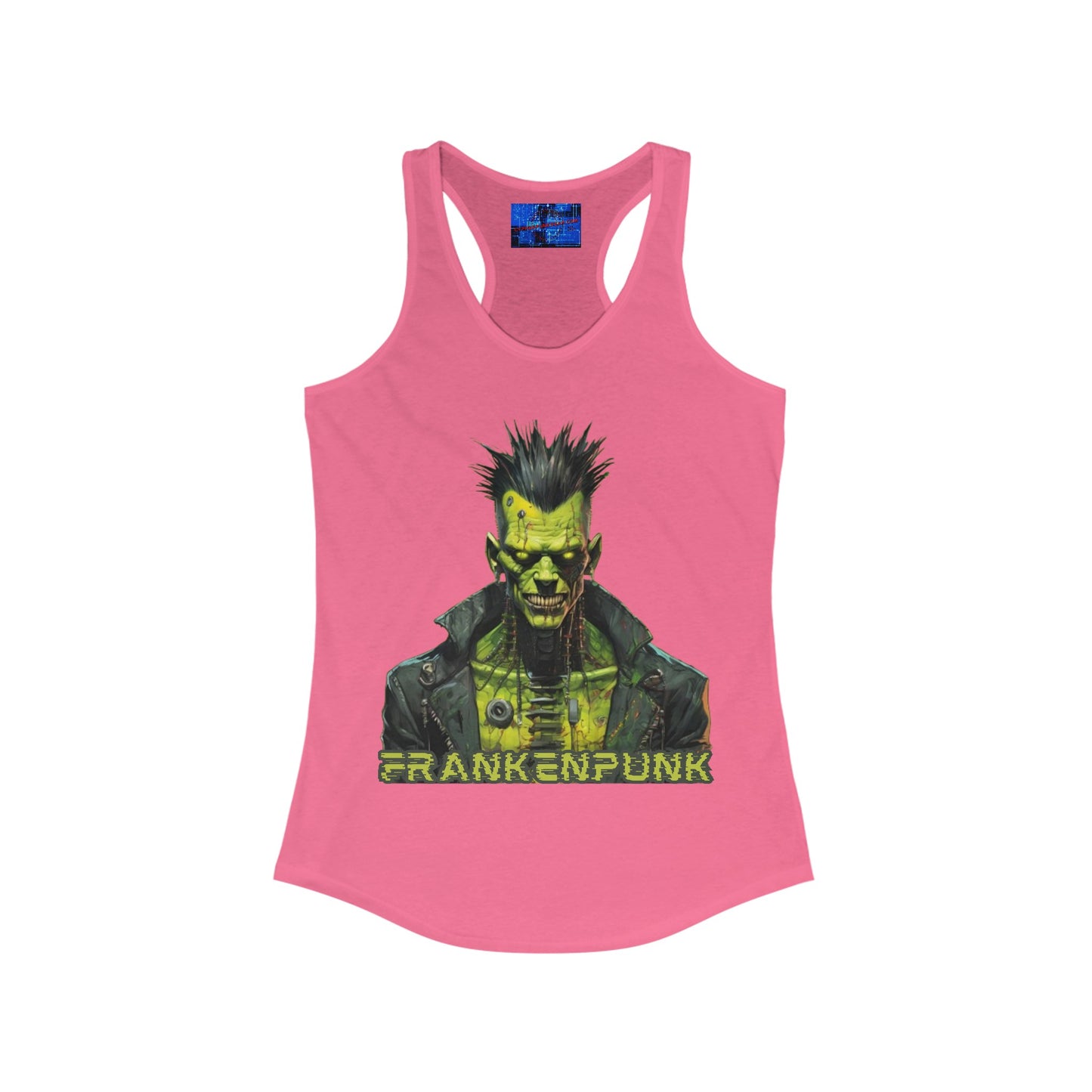 Frankenpunk Women's Racerback Tank Top by cypherpunkgear