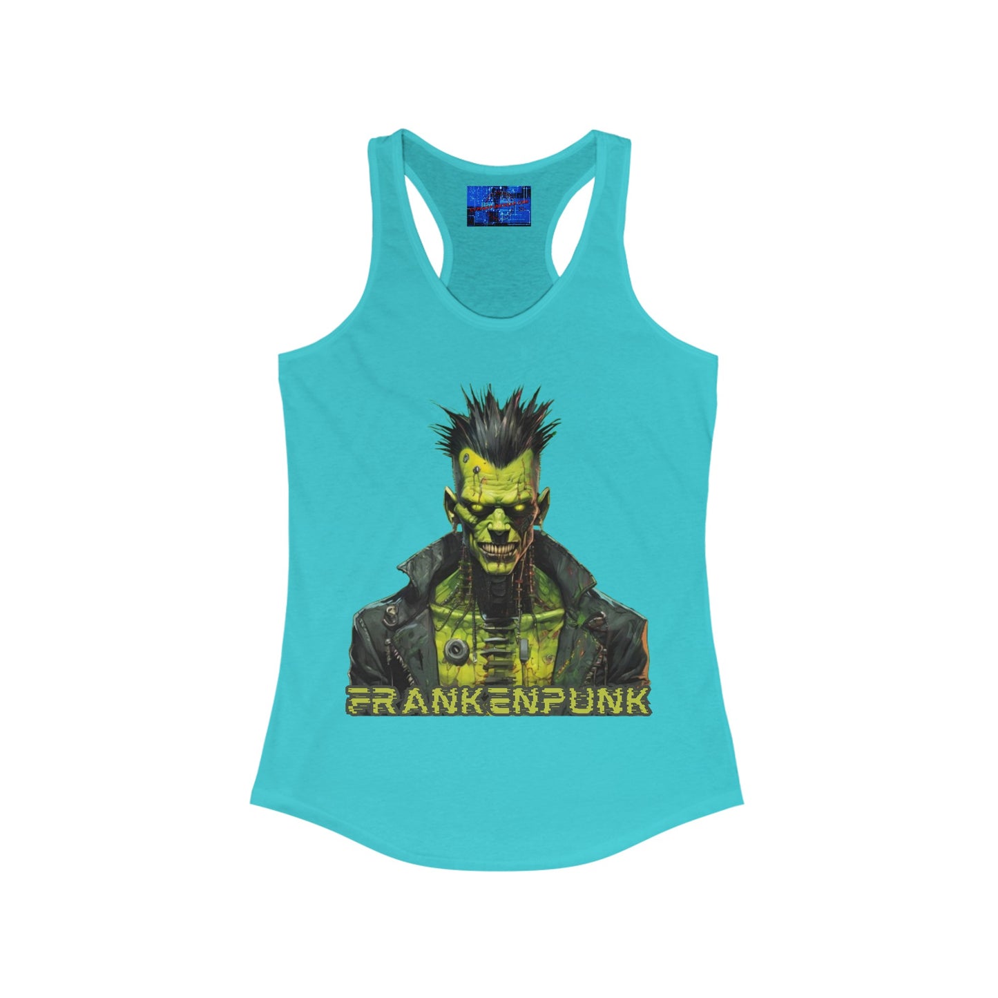 Frankenpunk Women's Racerback Tank Top by cypherpunkgear