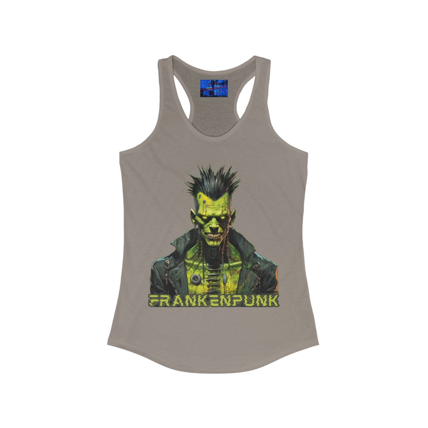 Frankenpunk Women's Racerback Tank Top by cypherpunkgear