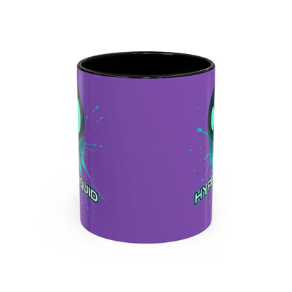 HYPE Drip Light Purple Accent Mug by cypherpunkgear.com