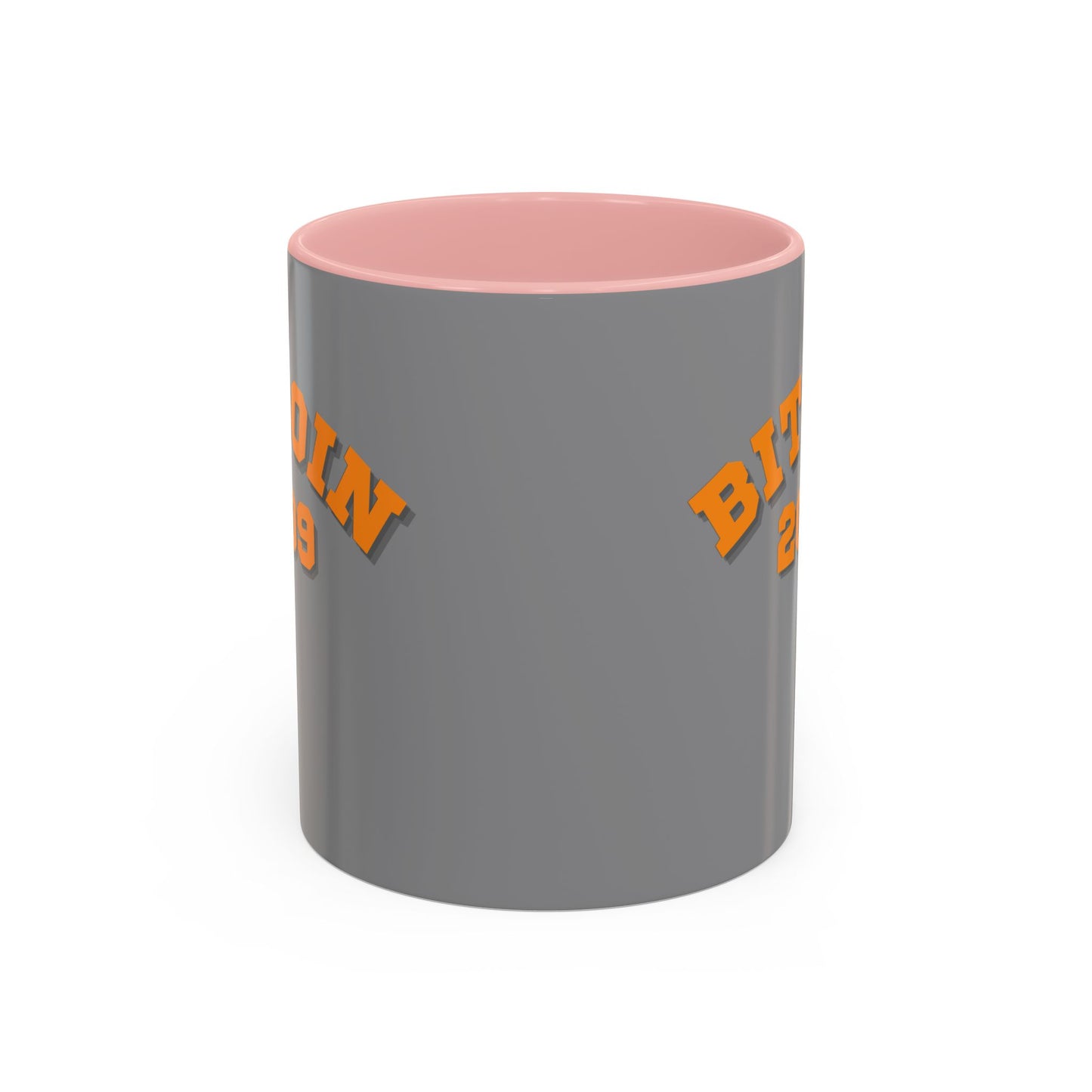 Bitcoin 2009 Grey Accent Mug by cypherpunkgear.com