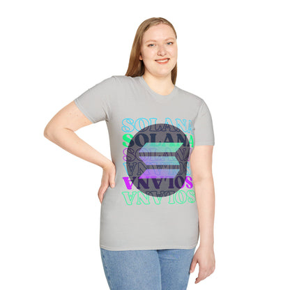 ¡Solana! ¡Solana! Solana por cypherpunkgear! Camiseta unisex de estilo suave