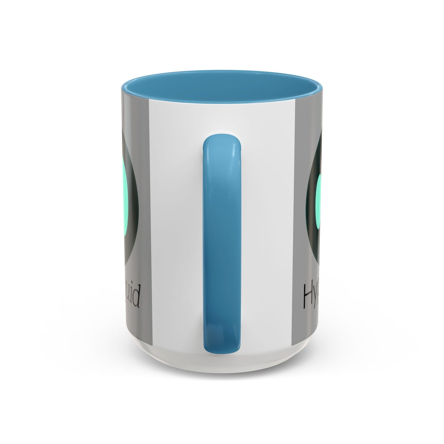 Hyperliquid Black font Grey Accent Mug by cypherpunkgear.com