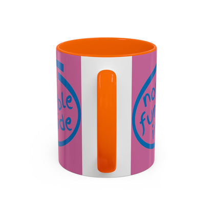 Non-Fungible Inside Pink Accent Mug by cypherpunkgear.com
