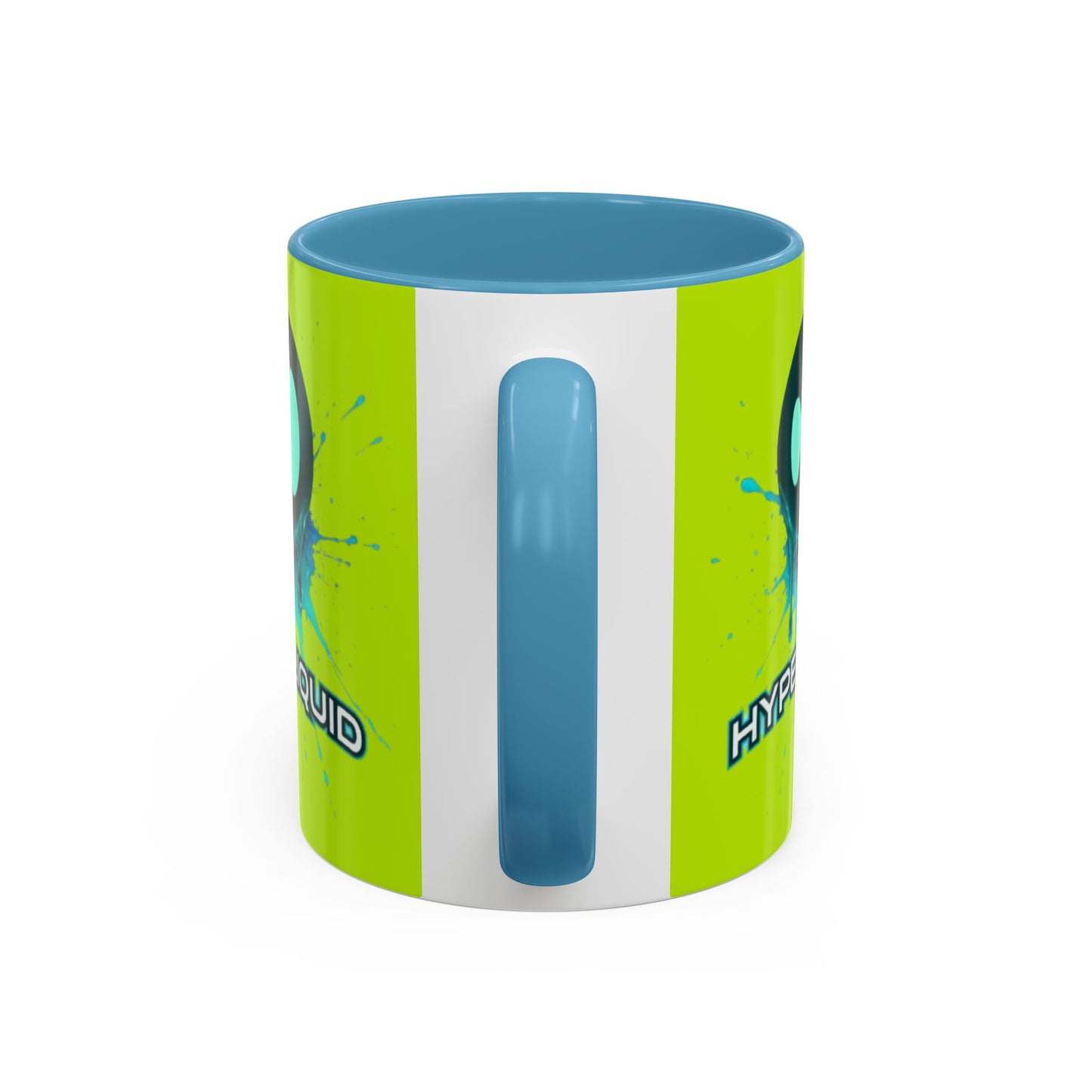 HYPE Drip Yellow Accent Mug by cypherpunkgear.com