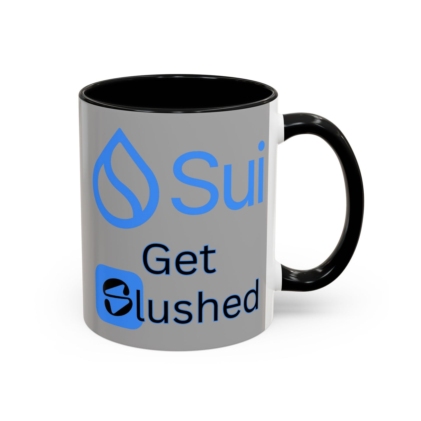 Sui: Get Slushed Grey Accent Mug by cypherpunkgear.com