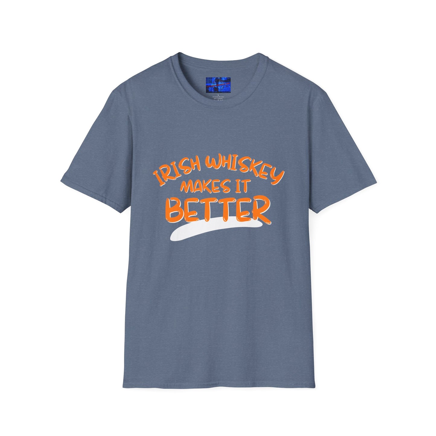 Irish Whiskey makes it better OGfont DKcolors Unisex T-Shirt by cypherpunkgear.com