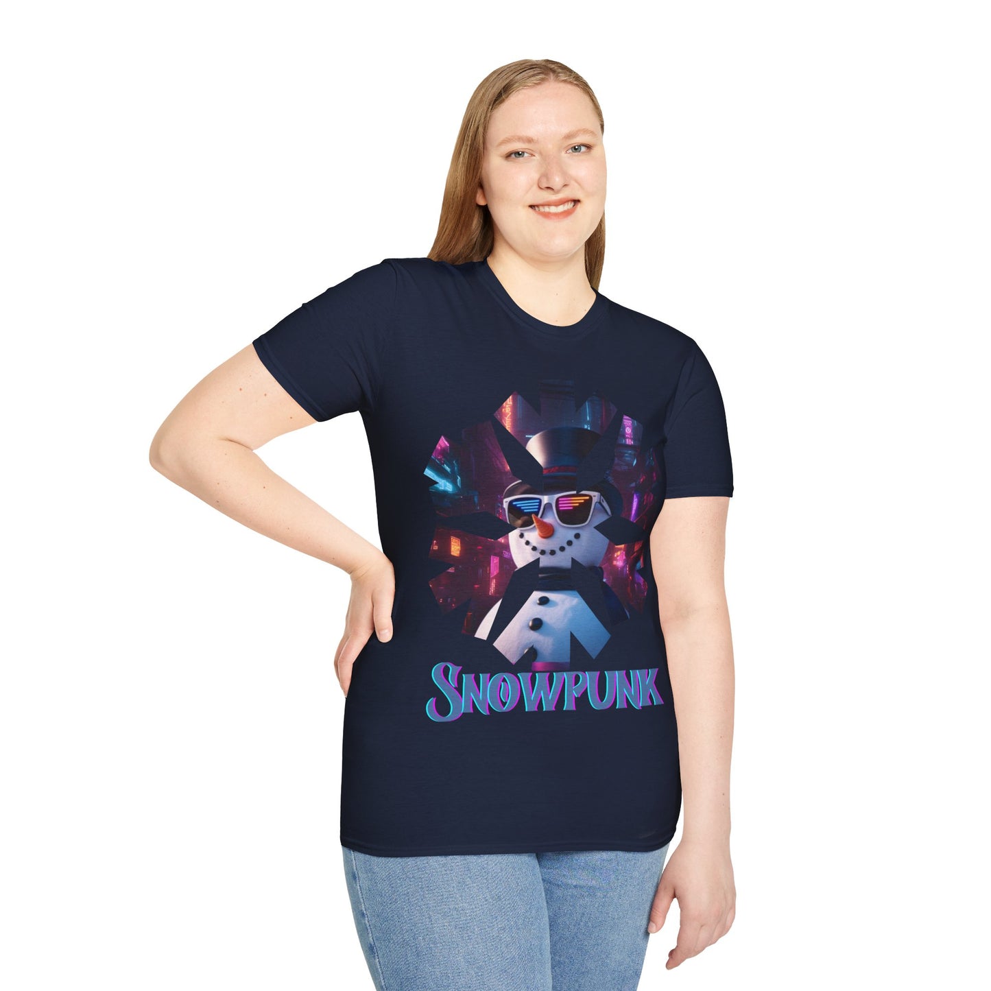 Snowpunk Dark colors Unisex T-Shirt by cypherpunkgear.com