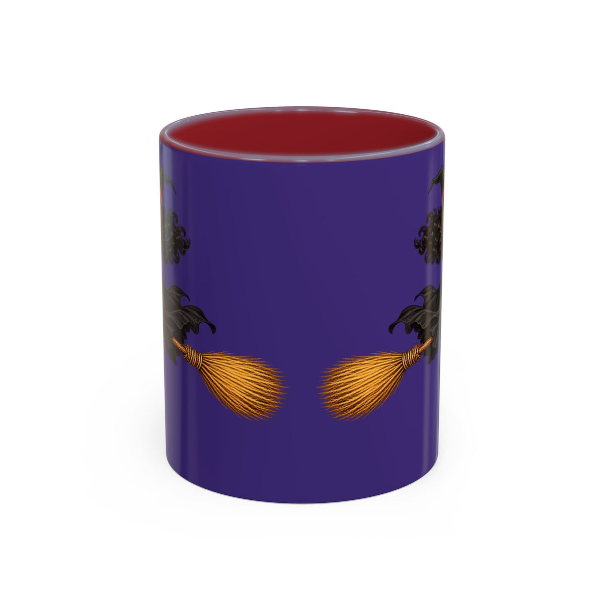 Velvet Vex Purple Accent Mug by CreepyCrafts.boo