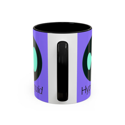 Hyperliquid Black font Light Purple Accent Mug by cypherpunkgear.com