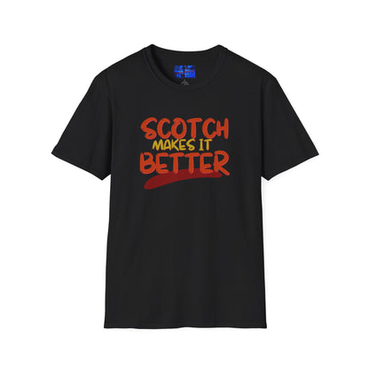 Scotch makes it better Dark colors Unisex T-Shirt by cypherpunkgear.com