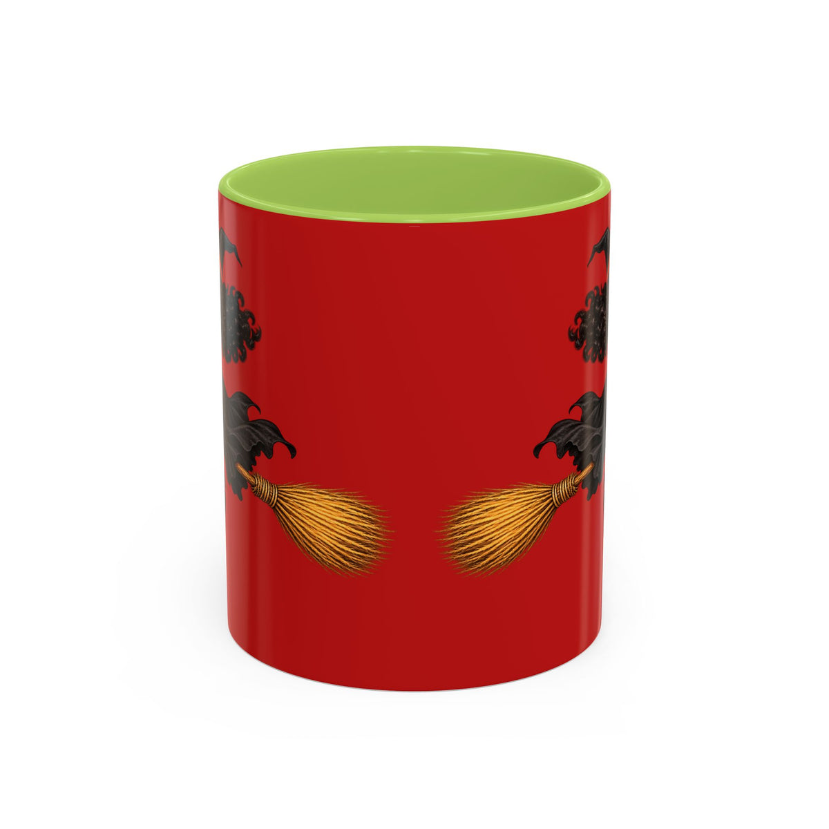 Velvet Vex Red Accent Mug by CreepyCrafts.boo