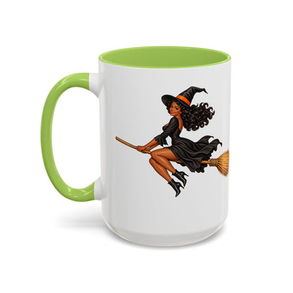 Velvet Vex White Accent Mug by CreepyCrafts.boo