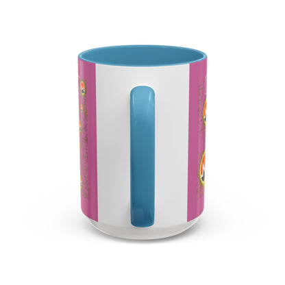 Monero (XMR) don't assume your freedoms are assured Pink Accent Mug by cypherpunkgear.com