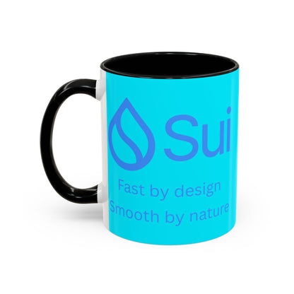 SUI Light Blue Accent Mug by cypherpunkgear.com