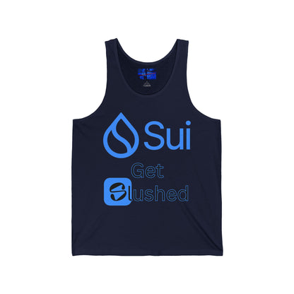Sui: Get Slushed Unisex Jersey Tank Top by cypherpunkgear.com