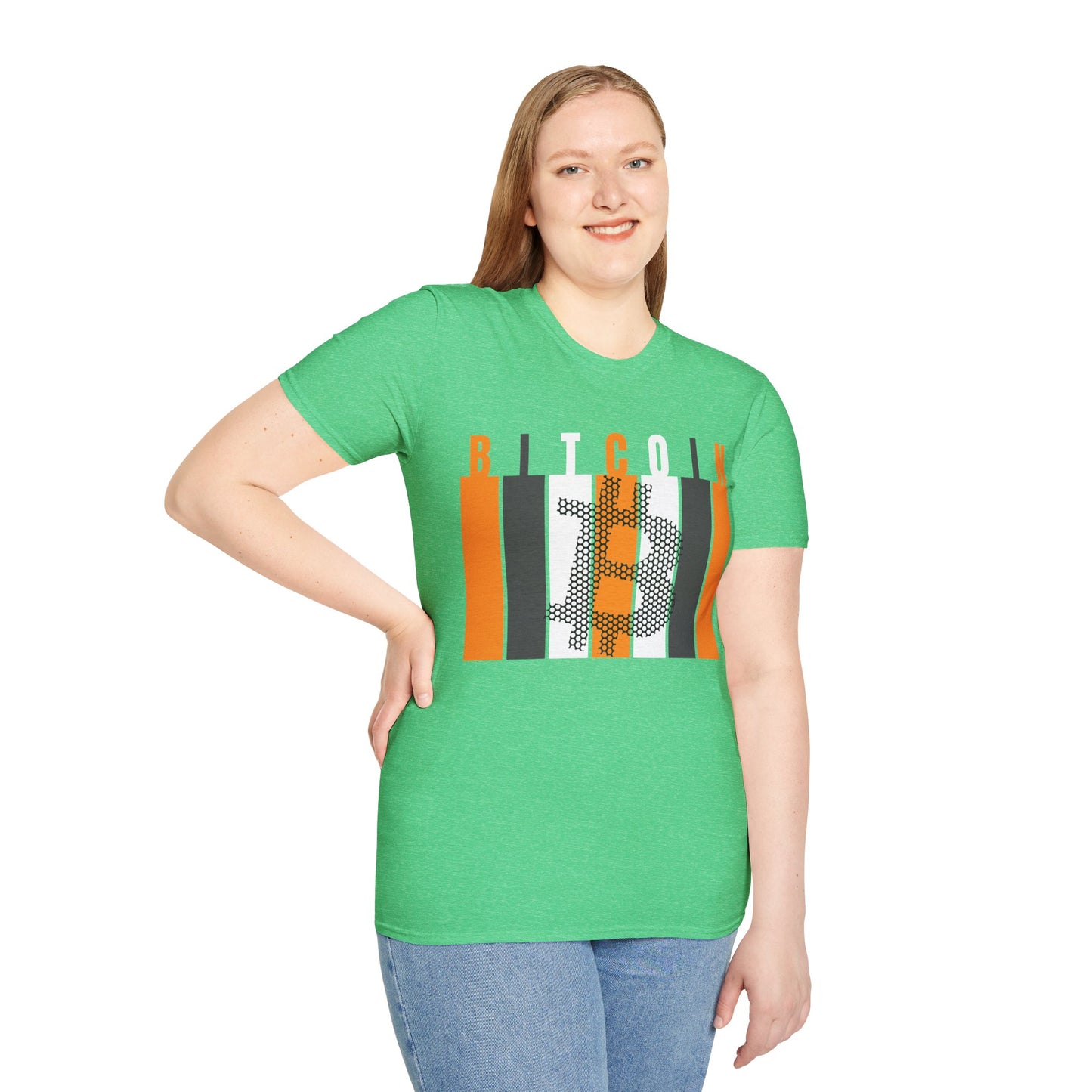 Bitcoin (BTC) Freedom DKcolors Unisex T-Shirt by cypherpunkgear.com