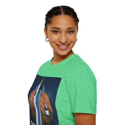 SpaceX Mars Unisex T-Shirt by cypherpunkgear.com
