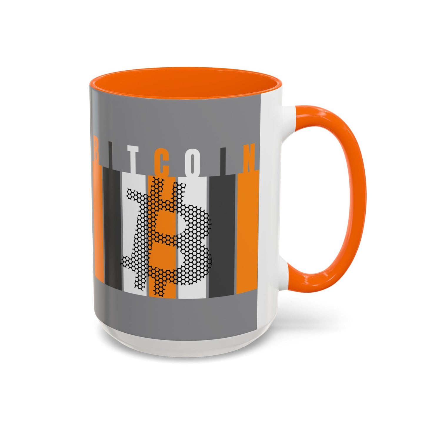 Bitcoin (BTC) Freedom Accent Mug by cypherpunkgear.com