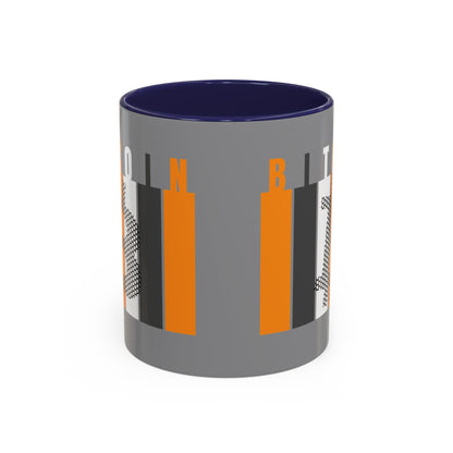 Bitcoin (BTC) Freedom Accent Mug by cypherpunkgear.com