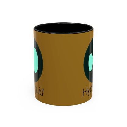 Hyperliquid Black font Brown Accent Mug by cypherpunkgear.com