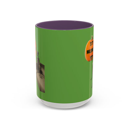 Is it Halloween yet? Skeleton's Pumpkin Accent Mug by CreepyCrafts.boo