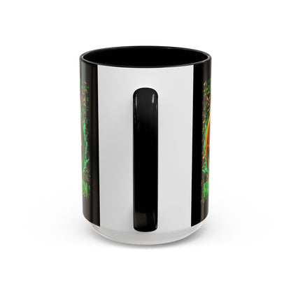 Happy Halloween Green Jack Black Accent Mug by CreepyCrafts.boo