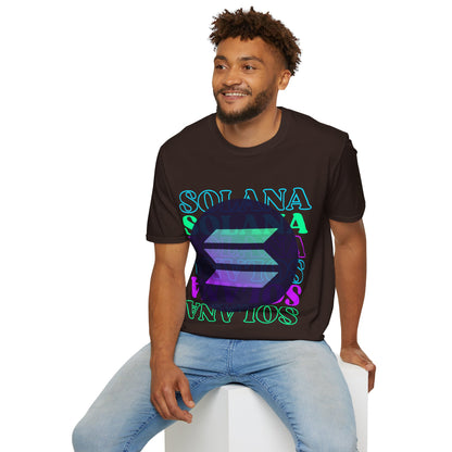 Solana, Solana, Solana (SOL) Dark colors Unisex T-Shirt by cypherpunkgear.com