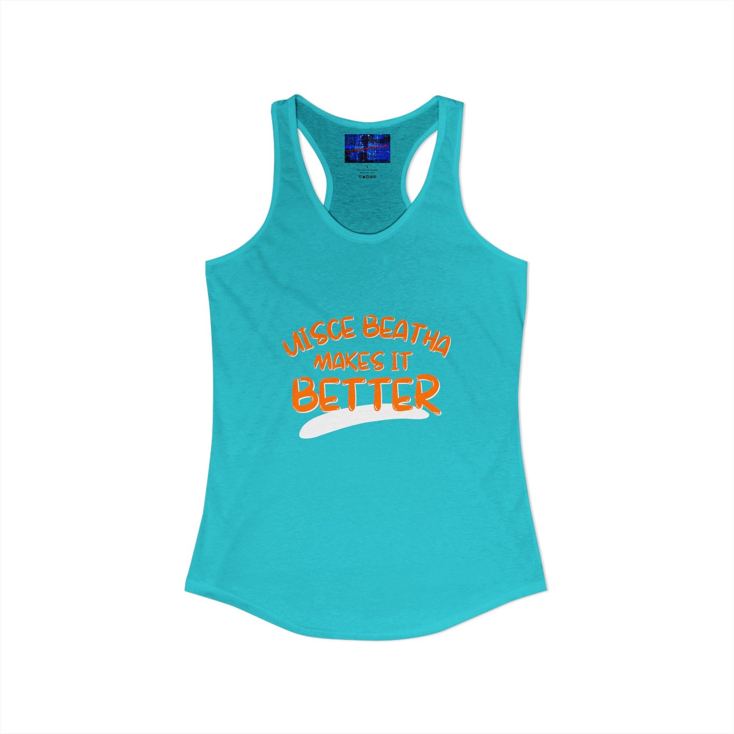 ¡El whisky lo mejora con cypherpunkgear! Camiseta sin mangas ideal con espalda cruzada para mujer