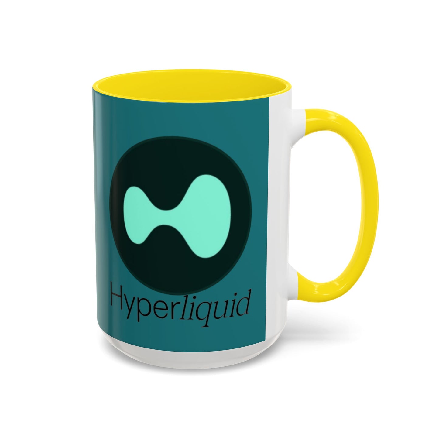 Hyperliquid Black font Hyperliquid Accent Mug by cypherpunkgear.com