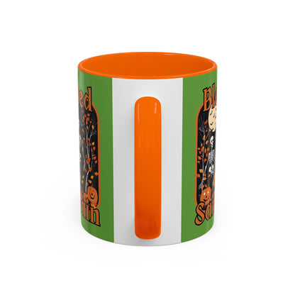 Spooktacular Skeletons of Samhain Accent Mug by CreepyCrafts.boo