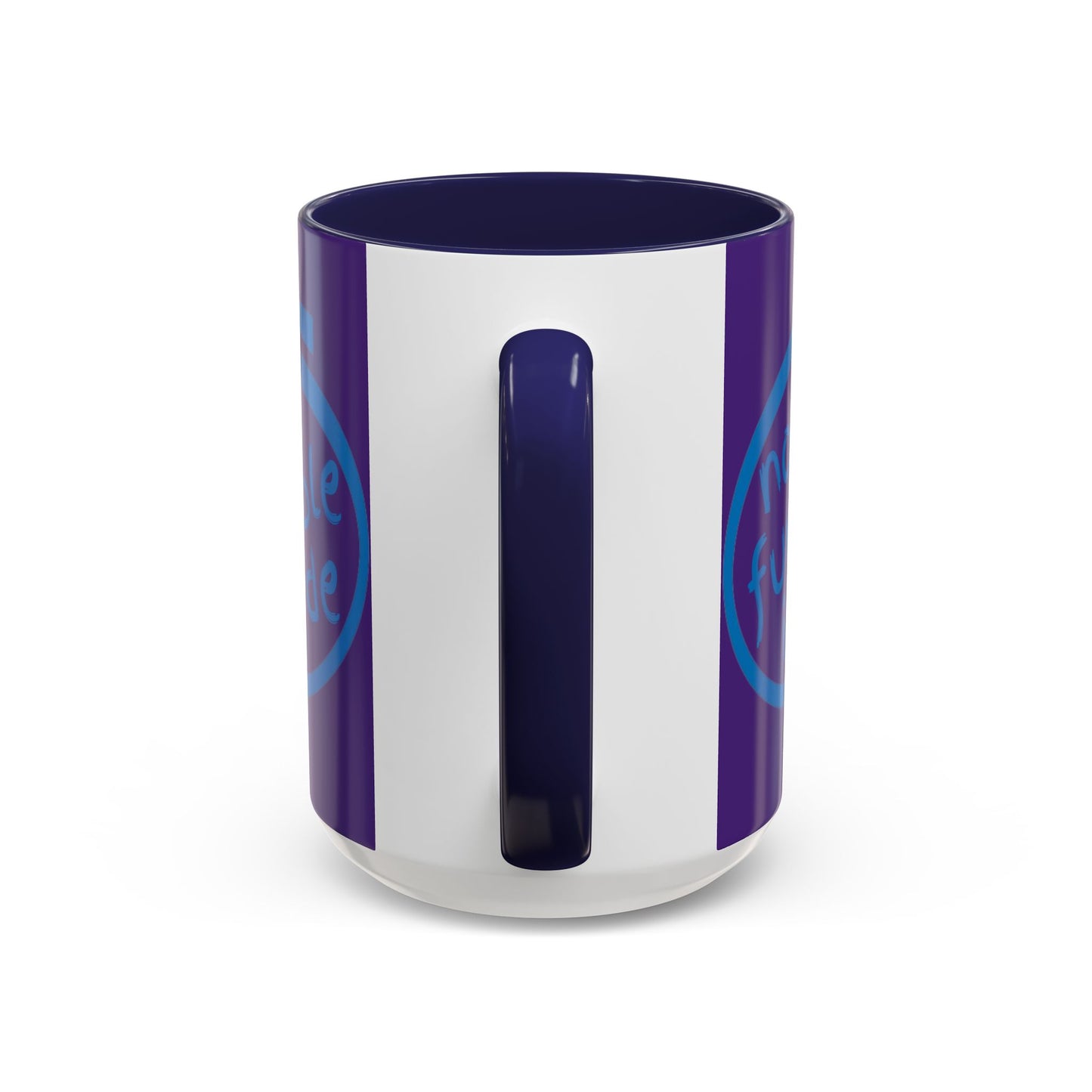 Non-Fungible Inside Purple Accent Mug by cypherpunkgear.com