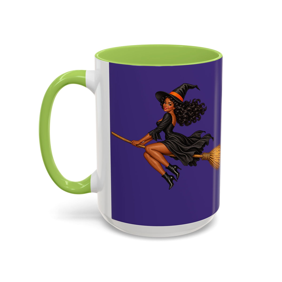 Velvet Vex Purple Accent Mug by CreepyCrafts.boo