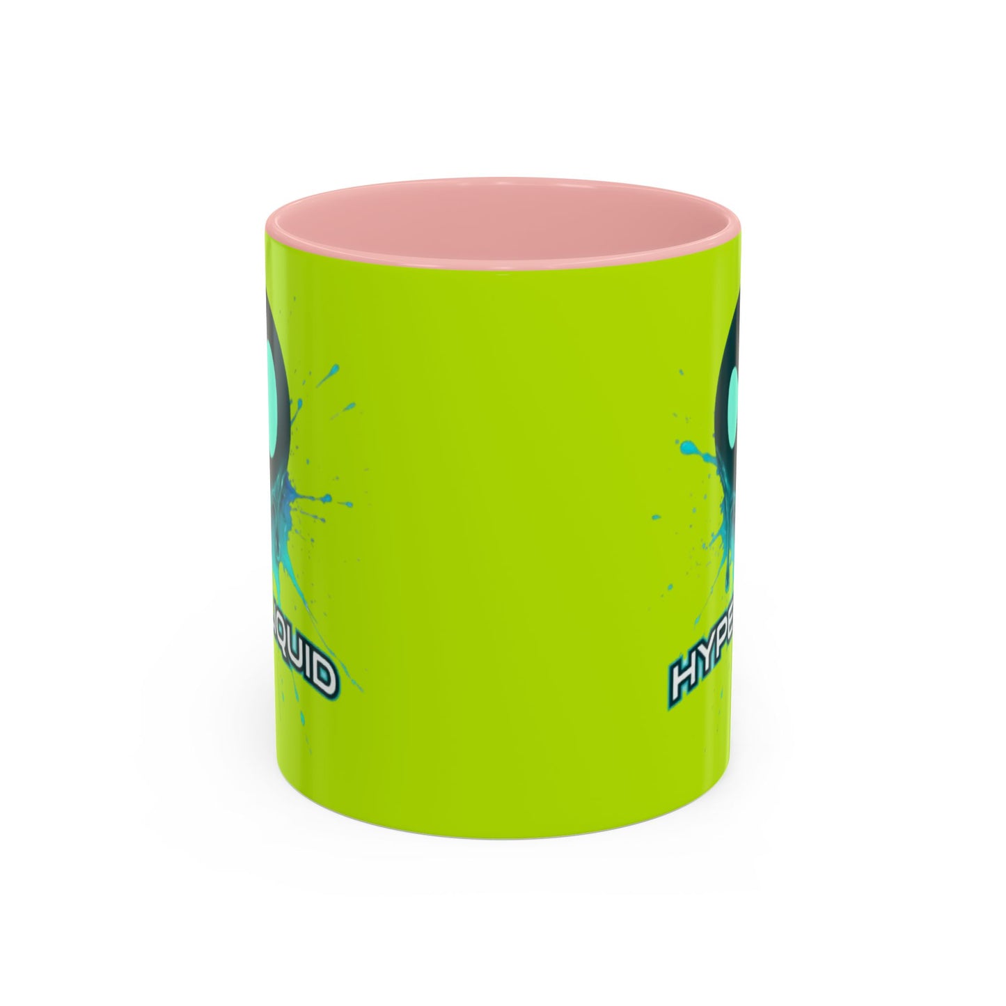 HYPE Drip Yellow Accent Mug by cypherpunkgear.com