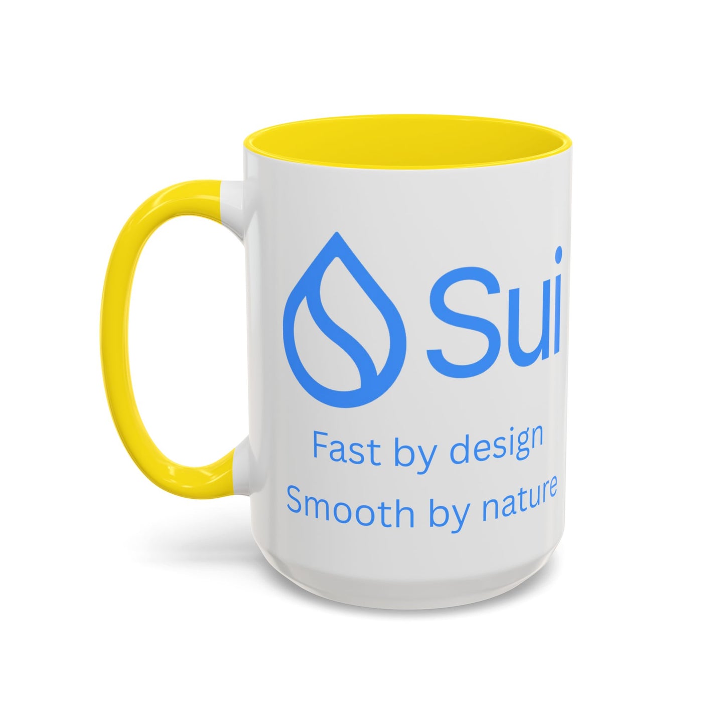 SUI White Accent Mug by cypherpunkgear.com