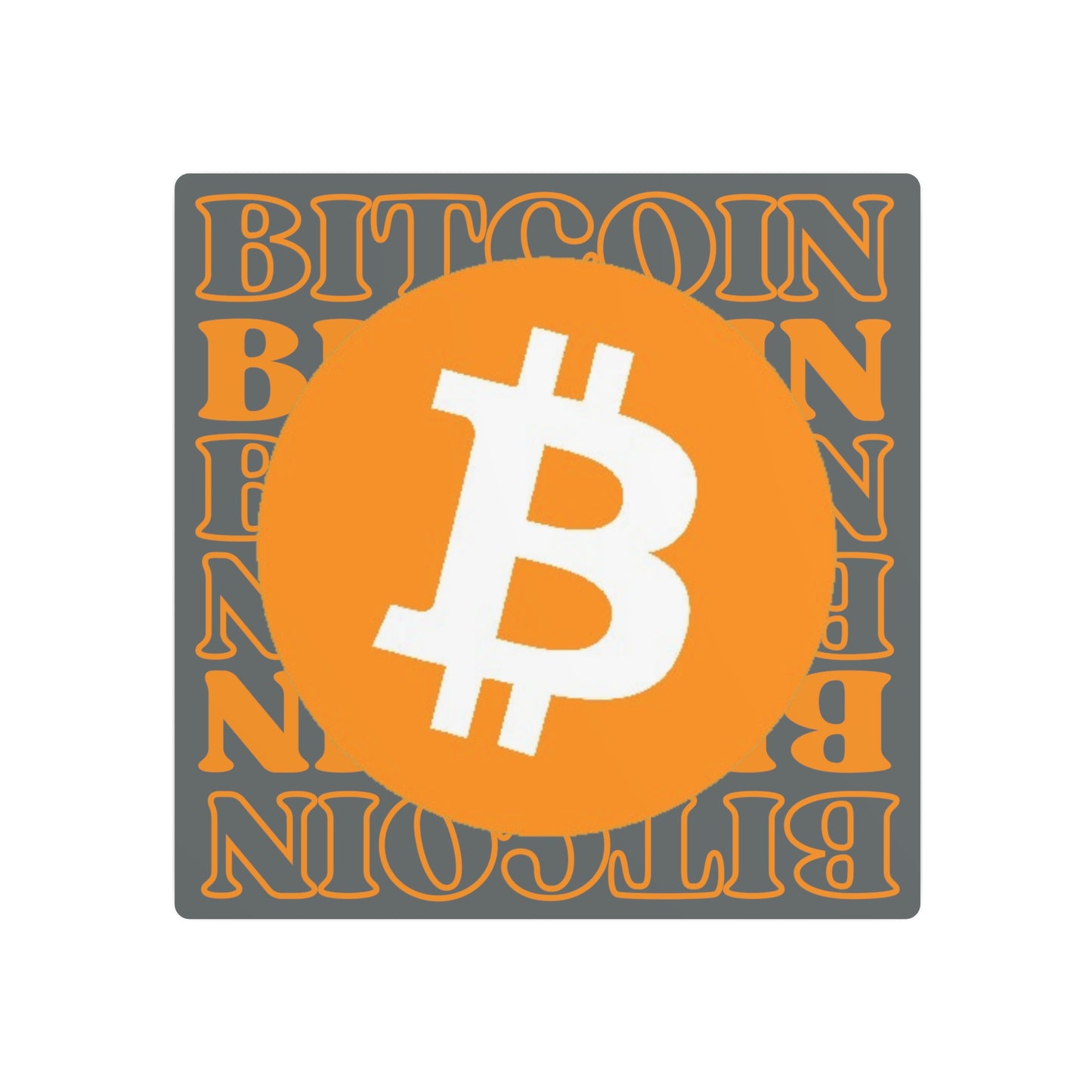 Bitcoin Bitcoin Bitcoin (BTC) Metal Art Sign by cypherpunkgear