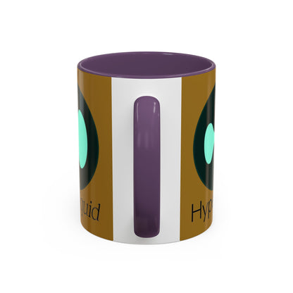 Hyperliquid Black font Brown Accent Mug by cypherpunkgear.com