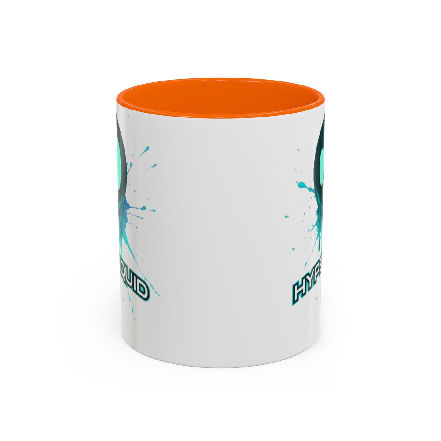 HYPE Drip White Accent Mug by cypherpunkgear.com
