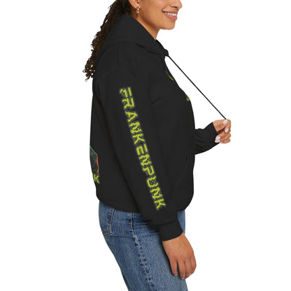 Frankenpunk Hoodie Unisex Hooded Sweatshirt by CreepyCrafts.boo