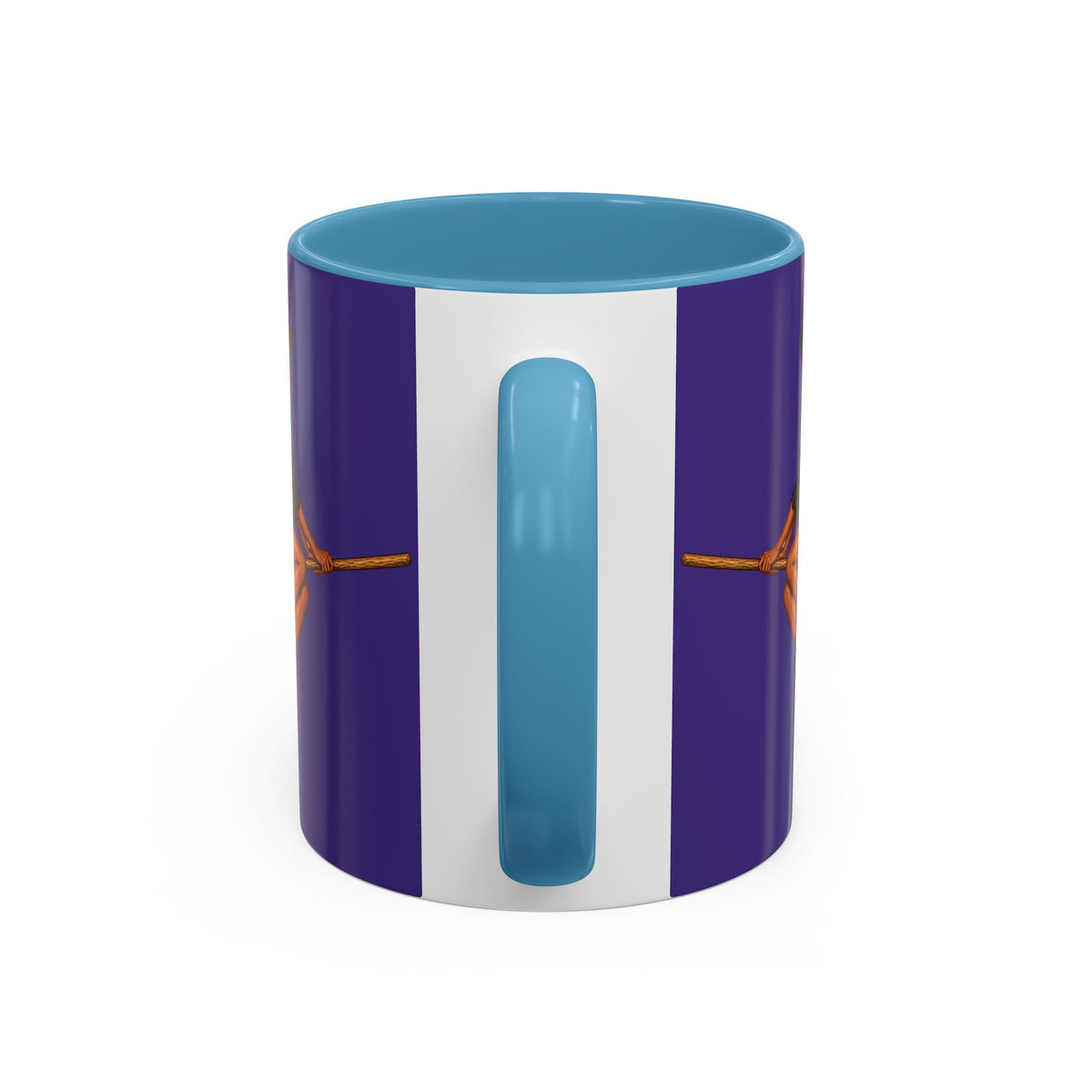 Velvet Vex Purple Accent Mug by CreepyCrafts.boo