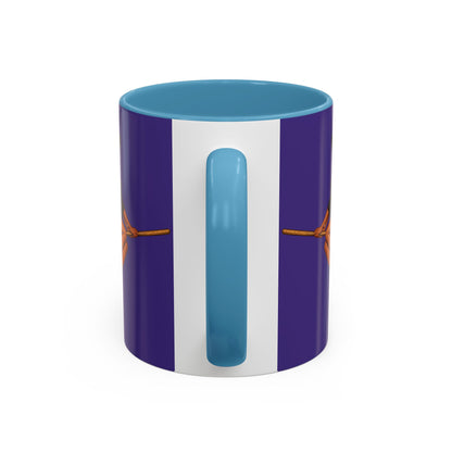 Velvet Vex Purple Accent Mug by CreepyCrafts.boo