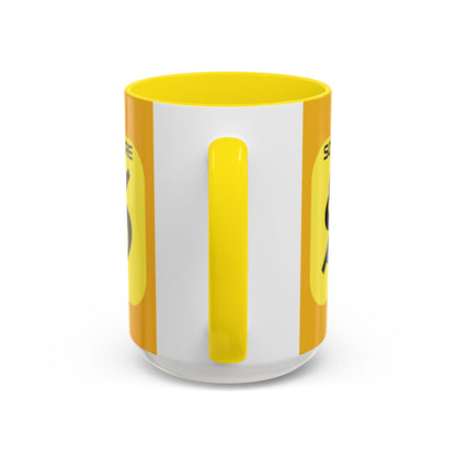 SolflareLogo Yellow Accent Mug by cypherpunkgear.com