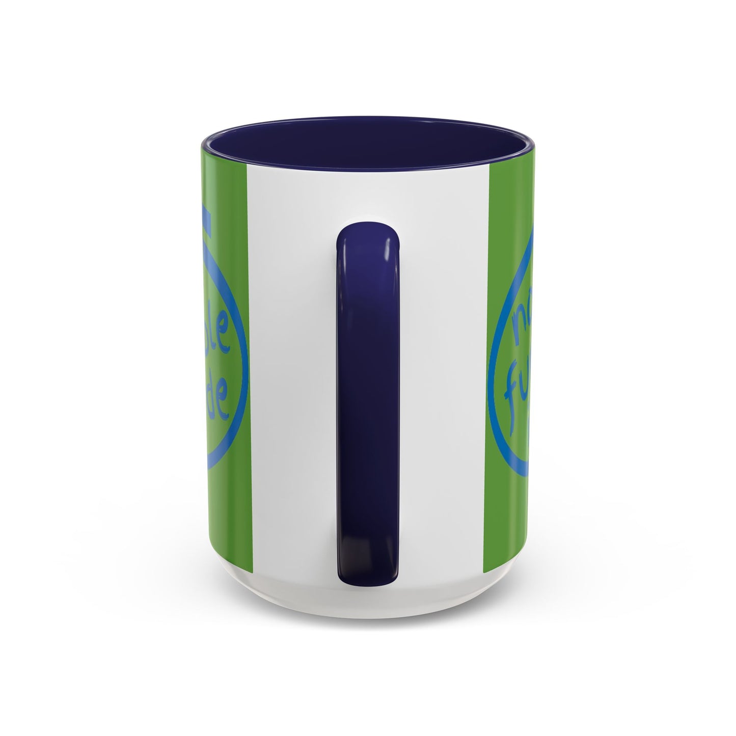 Non-Fungible Inside Green Accent Mug by cypherpunkgear.com