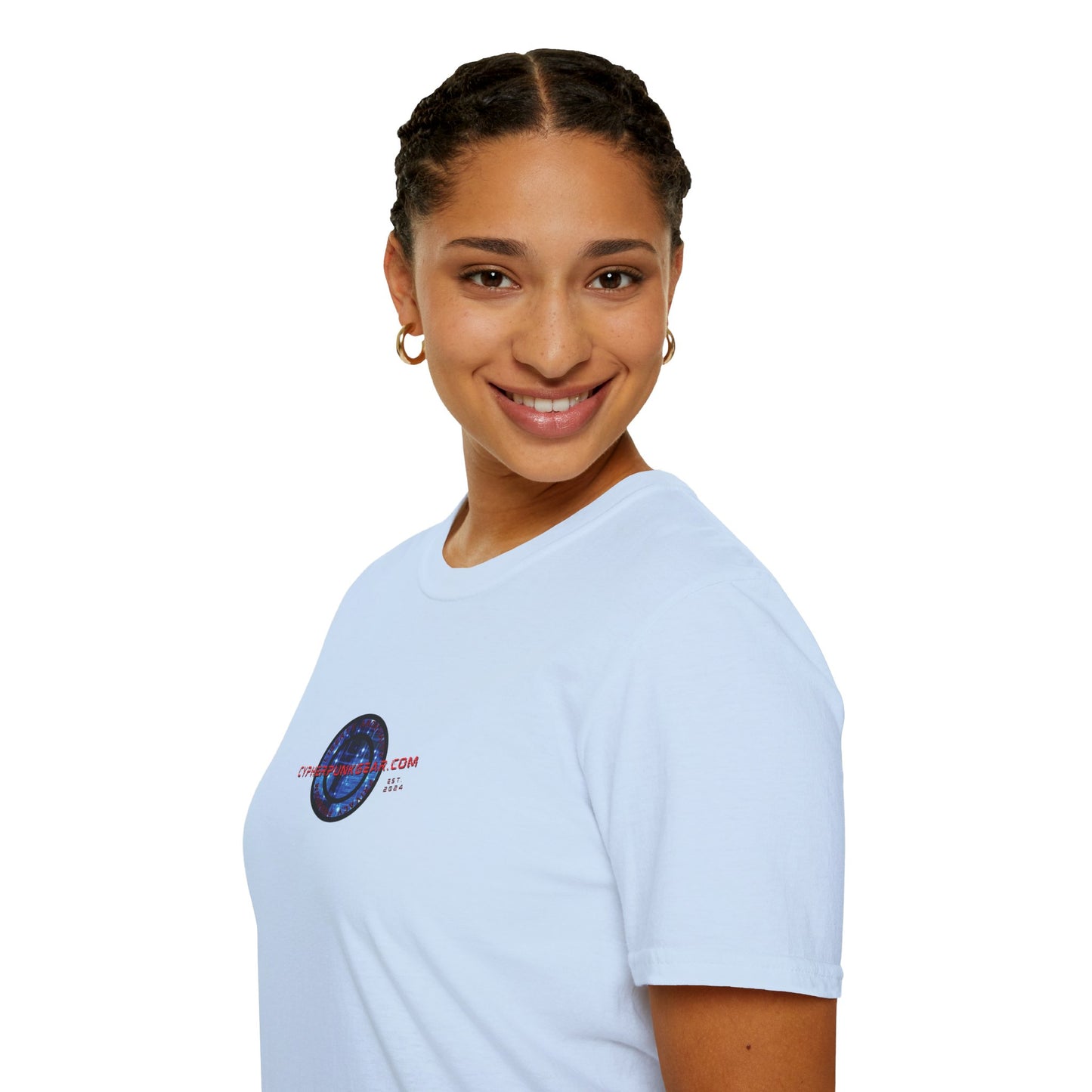 ¡Equipo Cypherpunk de 2 caras! Camiseta unisex de estilo suave