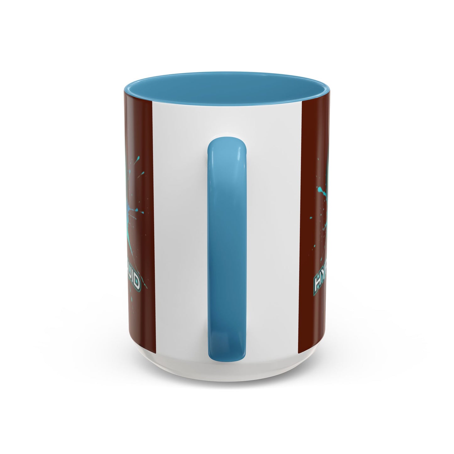 HYPE Drip Brown Accent Mug by cypherpunkgear.com