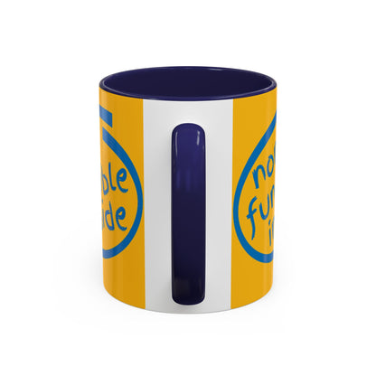 Non-Fungible Inside Yellow Accent Mug by cypherpunkgear.com