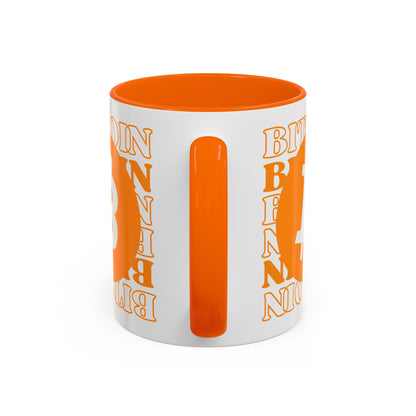 ¡Bitcoin! ¡Bitcoin! ¡Bitcoin por cypherpunkgear! Taza de café decorativa (11, 15 oz) 