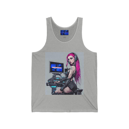 ¡Cyberpunk de cypherpunkgear! Camiseta sin mangas unisex