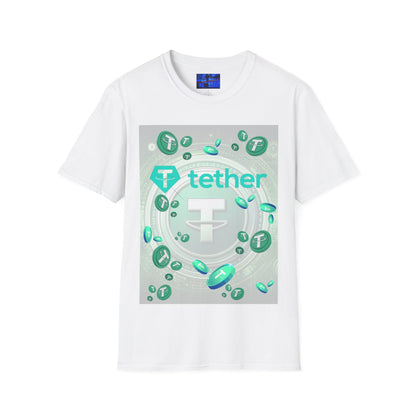 Tether LTcolors Unisex T-Shirt by cypherpunkgear.com